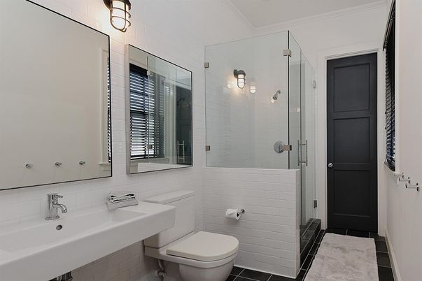 Bathroom, Glass Shower, Interior
