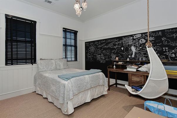 Bedroom, Chandelier, Home Office, Interior