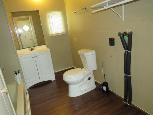 Bathroom, Interior, Wood Texture Flooring