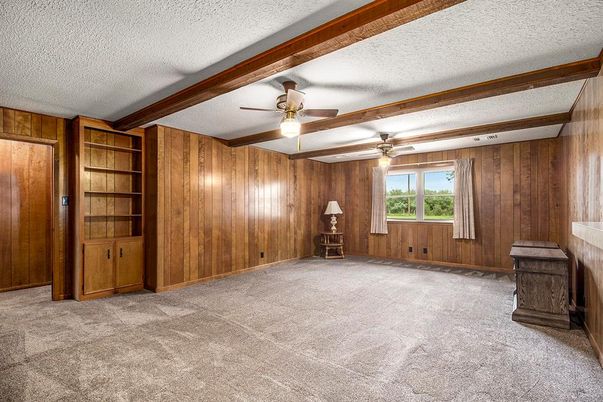 Empty room, Interior, Wooden Walls