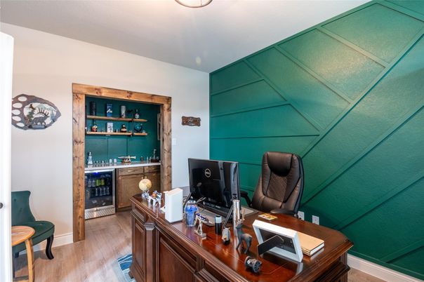 Home Office, Interior, Wood Texture Flooring