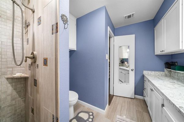 Bathroom, Interior, Wood Texture Flooring