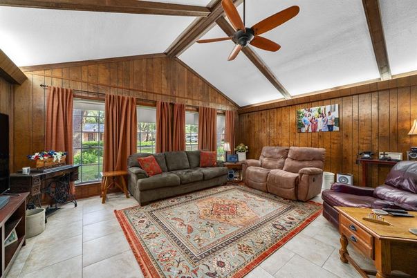 Interior, Living room, Wooden Beams, Wooden Walls