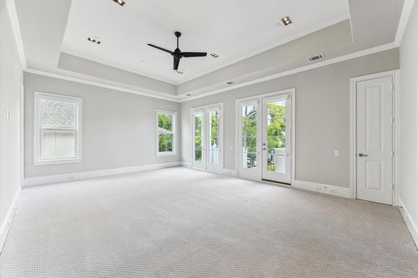 Empty room, Interior, Recessed Lighting