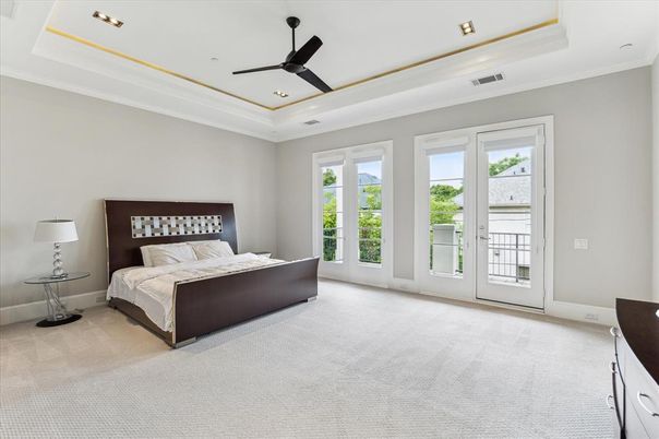 Bedroom, Interior, Recessed Lighting