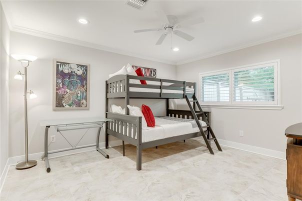 Bedroom, Interior, Recessed Lighting