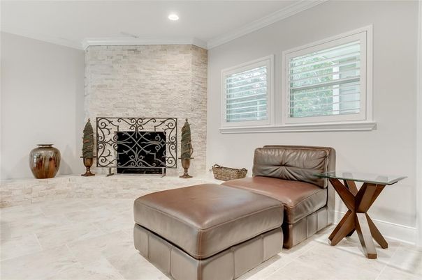 Interior, Recessed Lighting, Stone Walls