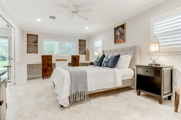 Bedroom, Interior, Recessed Lighting