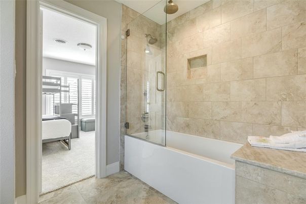 Bathroom, Glass Shower, Interior