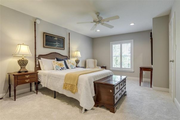 Bedroom, Interior, Recessed Lighting