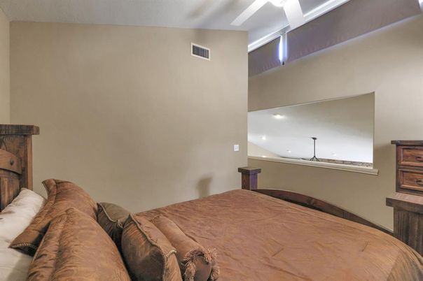 Bedroom, Interior, Recessed Lighting