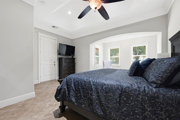 Bedroom, Interior, Recessed Lighting