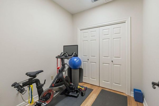 Fitness Equipment, Interior, Wood Texture Flooring
