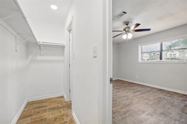 Interior, Recessed Lighting, Walk-in Closets, Wood Texture Flooring