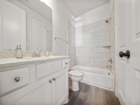 Bathroom, Interior, Wood Texture Flooring