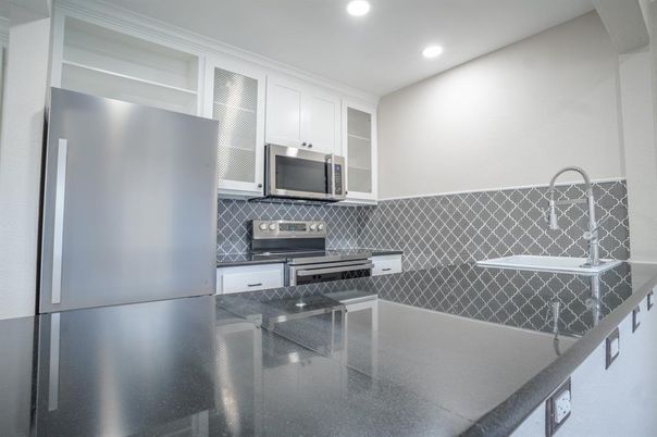 Interior, Kitchen, Recessed Lighting, Stainless Steel Appliances