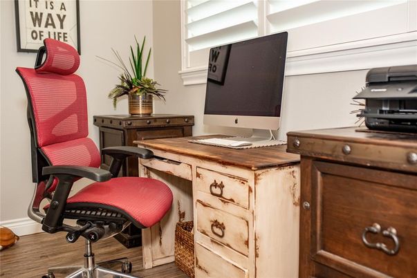 Home Office, Interior, Wood Texture Flooring