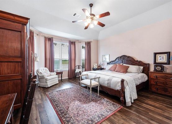 Bedroom, Interior, Wood Texture Flooring