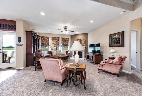 Interior, Living room, Recessed Lighting
