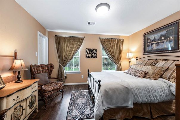 Bedroom, Interior, Wood Texture Flooring