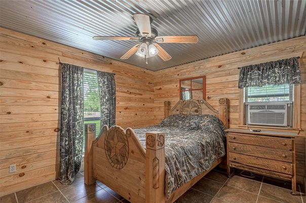 Bedroom, Interior, Wooden Walls