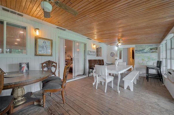 Dining room, Interior, Wooden Ceilings, Wood Texture Flooring