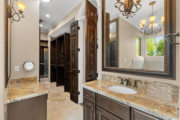 Bathroom, Interior, Recessed Lighting