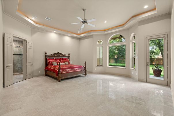 Bedroom, Interior, Recessed Lighting