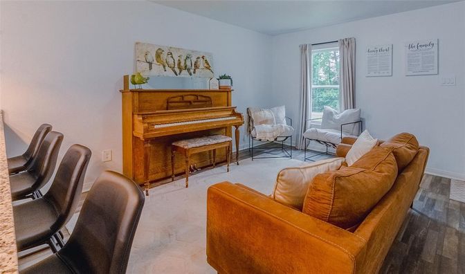 Interior, Living room, Piano, Wood Texture Flooring