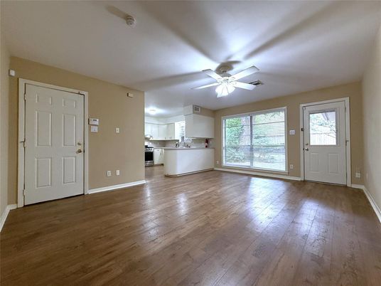 Empty room, Interior, Kitchen, Wood Texture Flooring