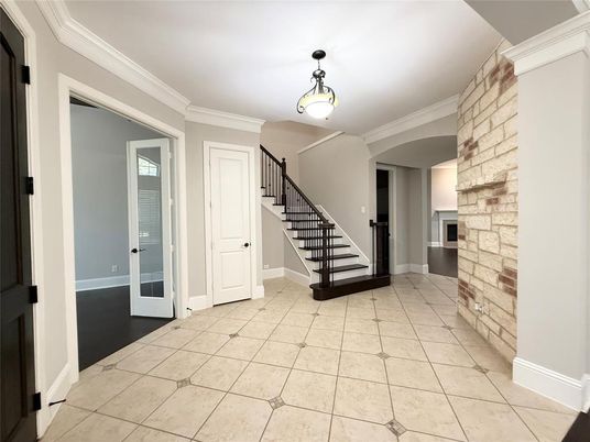 Fireplace, Interior, Pendant Lights