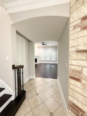 Interior, Recessed Lighting, Stone Walls