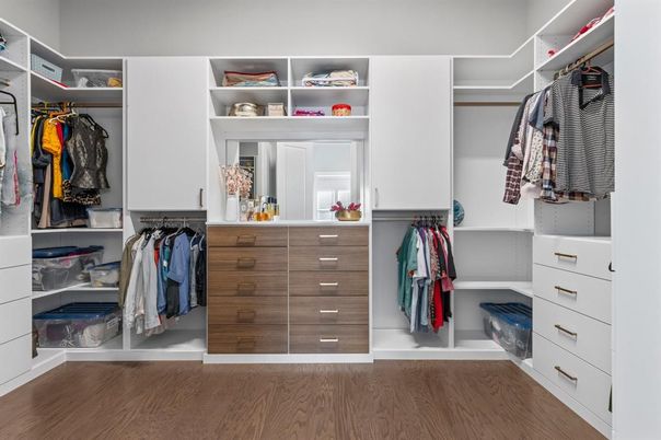 Interior, Walk-in Closets, Wood Texture Flooring