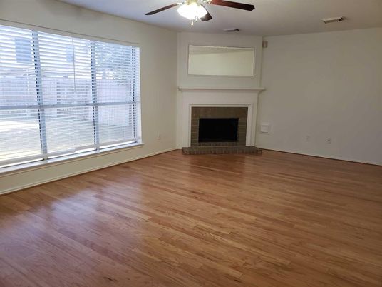 Empty room, Fireplace, Interior, Wood Texture Flooring