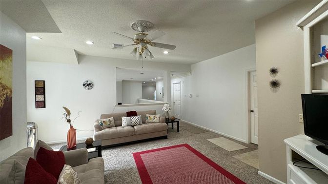 Interior, Living room, Recessed Lighting