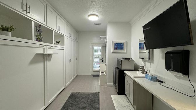 Home Office, Interior, Wood Texture Flooring