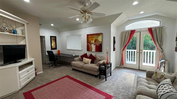 Home Office, Interior, Living room, Recessed Lighting