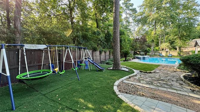 Backyard, Exterior, Playground, Pool