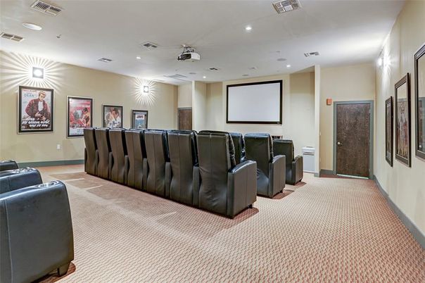 Home Theatre Room, Interior, Projection Screen, Recessed Lighting, Theatre Room