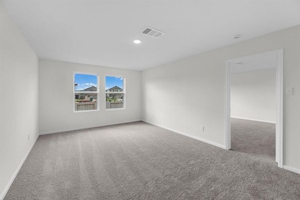 Empty room, Interior, Recessed Lighting