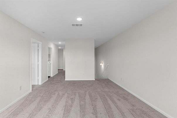 Empty room, Interior, Recessed Lighting