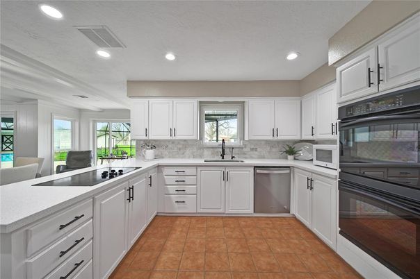 Interior, Kitchen, Recessed Lighting, Stainless Steel Appliances