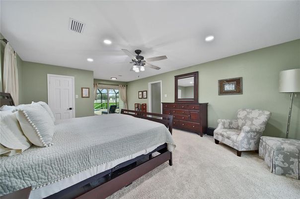 Bedroom, Interior, Recessed Lighting