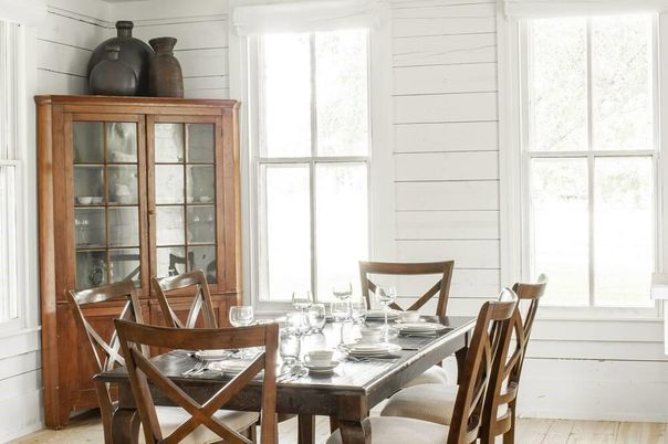 Dining room, Interior, Wood Texture Flooring