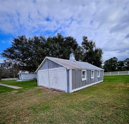 Backyard, Detached Garage, Exterior