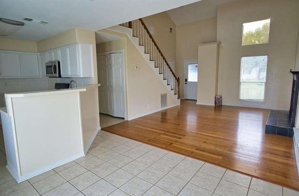 Interior, Kitchen, Wood Texture Flooring