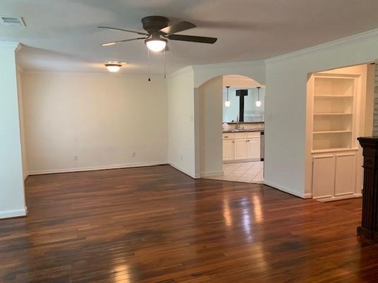Empty room, Interior, Kitchen, Wood Texture Flooring