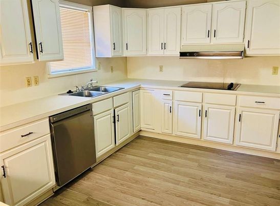 Interior, Kitchen, Wood Texture Flooring