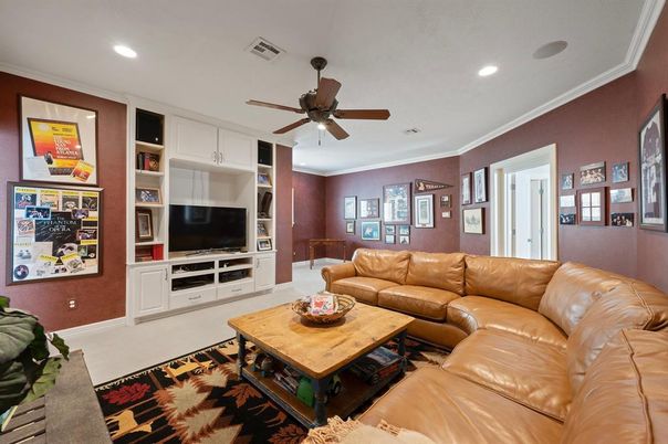 Interior, Living room, Recessed Lighting
