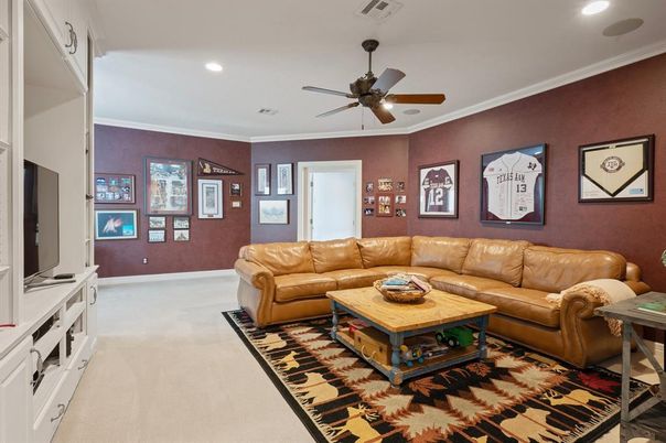 Interior, Living room, Recessed Lighting